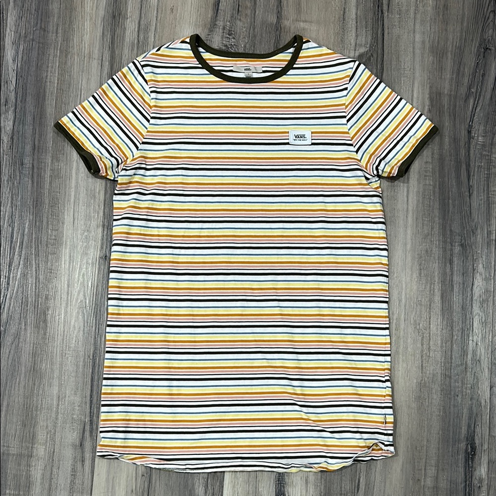Vans Striped T-Shirt Dress
